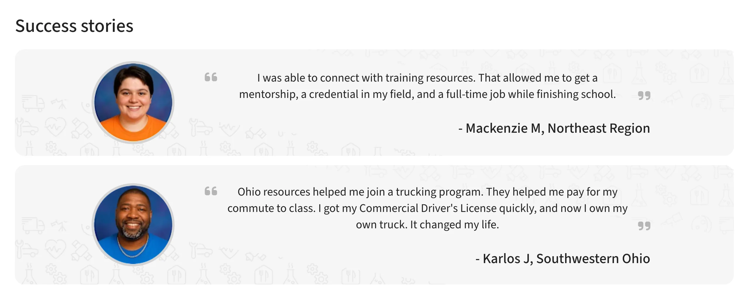 Quote Blocks component